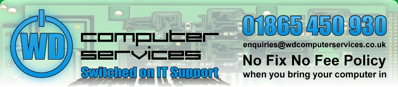WD Computer Services 01865 450930